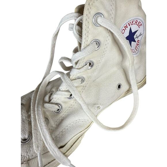 Converse Comme des Garçons Play Chuck Taylor High Milk Heart Men 9 Women 11 - Picture 4 of 9